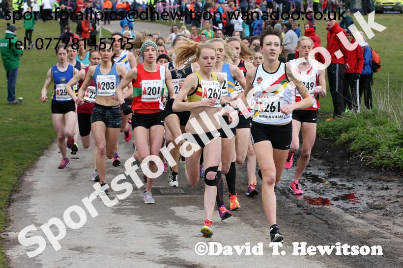 Senior womens English National 6 Stage Road Relay, 2016 English National 12 and 6 Stage Road Relays, Sutton Coldfield, Birmingham. Photo: David T. Hewitson/Sports for All Pics